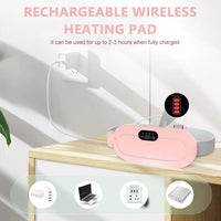 Period Cramp Relief Electric Heating Belt Massager