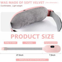 Period Cramp Relief Electric Heating Belt Massager