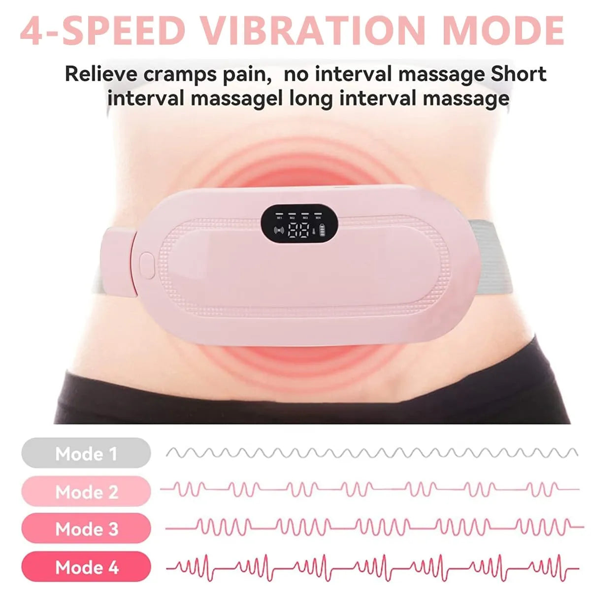 4 vibration massage modes